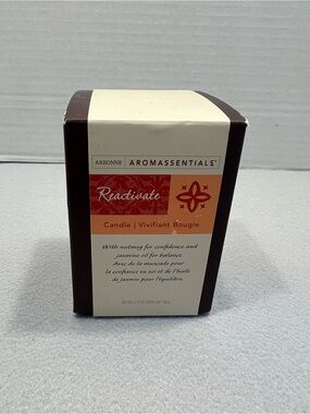 Arbonne Aromassentials Reactivate Candle New